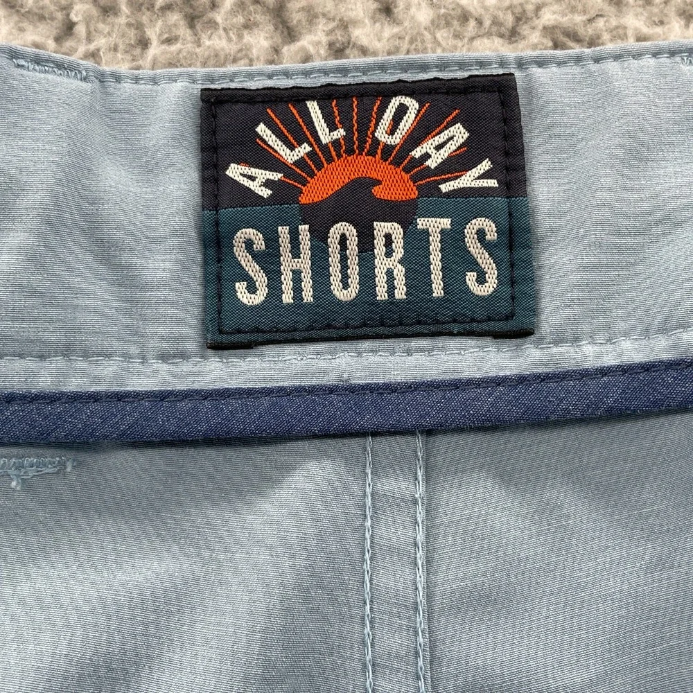 Faherty All Day Shorts Men 40x8* Blue Chino Preppy Outdoor Golf Performance Surf
